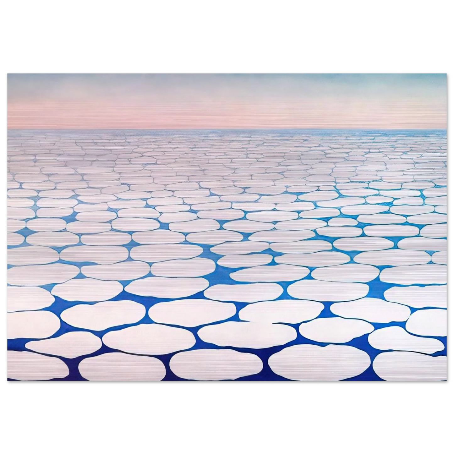 Sky above clouds III - Georgia O'Keeffe Brushed Aluminum Print - 70x100 cm / 28x40 inches | Georgia O'Keeffe Aluminum Print | Georgia O'Keeffe Prints