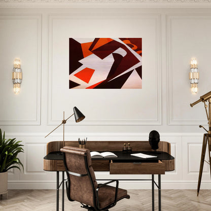 Geometric Forms - Jean Arp Brushed Aluminum Print - 70x100 cm / 28x40 inches | Jean Arp Aluminum Print | Jean Arp Prints