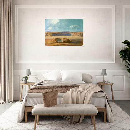 The Waterhole - Tonalism - Xavier Martinez Acrylic Print - 70x100 cm / 28x40″ inches