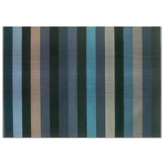 Moroccan Midnight - 1984 - Gene Davis Brushed Aluminum Print - 70x100 cm / 28x40 inches | Gene Davis Aluminum Print | Gene Davis Prints