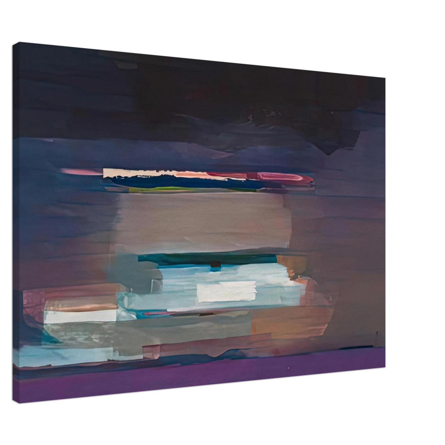 Helen Frankenthaler - Viewpoint I, 1974- Wall Art - 30x40 cm / 12x16 inches - Premium Wooden Framed Poster With Fine Art Paper-canvas - White frame