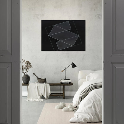 STRUCTURAL CONSTELLATION 1952 - Josef Albers Brushed Aluminum Print - 70x100 cm / 28x40 inches | Josef Albers Aluminum Print | Josef Albers Prints