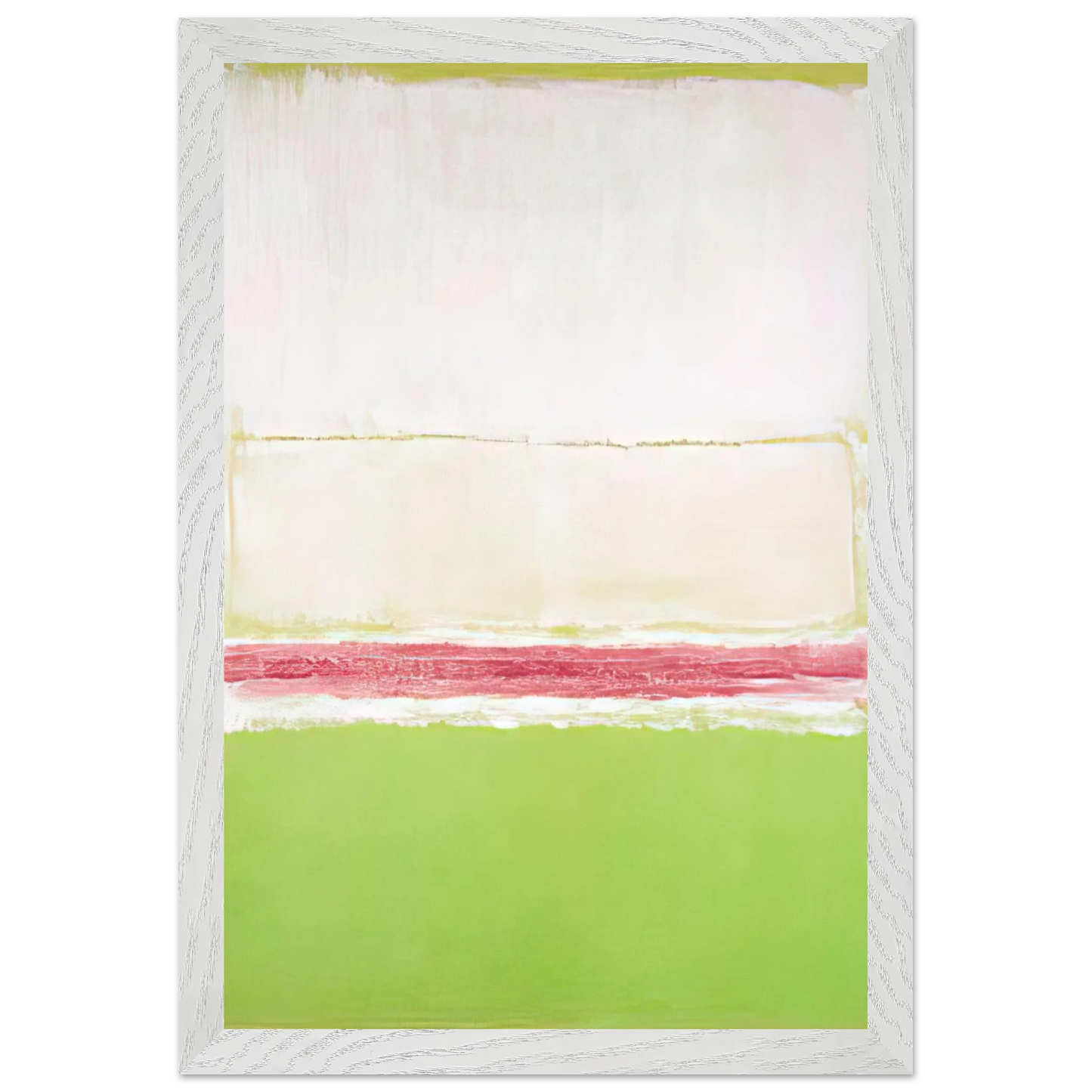 Mark Rothko - No. 2 No. 7 and No. 2 - 1951 Wall Art - 30x40 cm / 12x16 inches - Premium Wooden Framed Poster With Fine Art Paper - Wood frame
