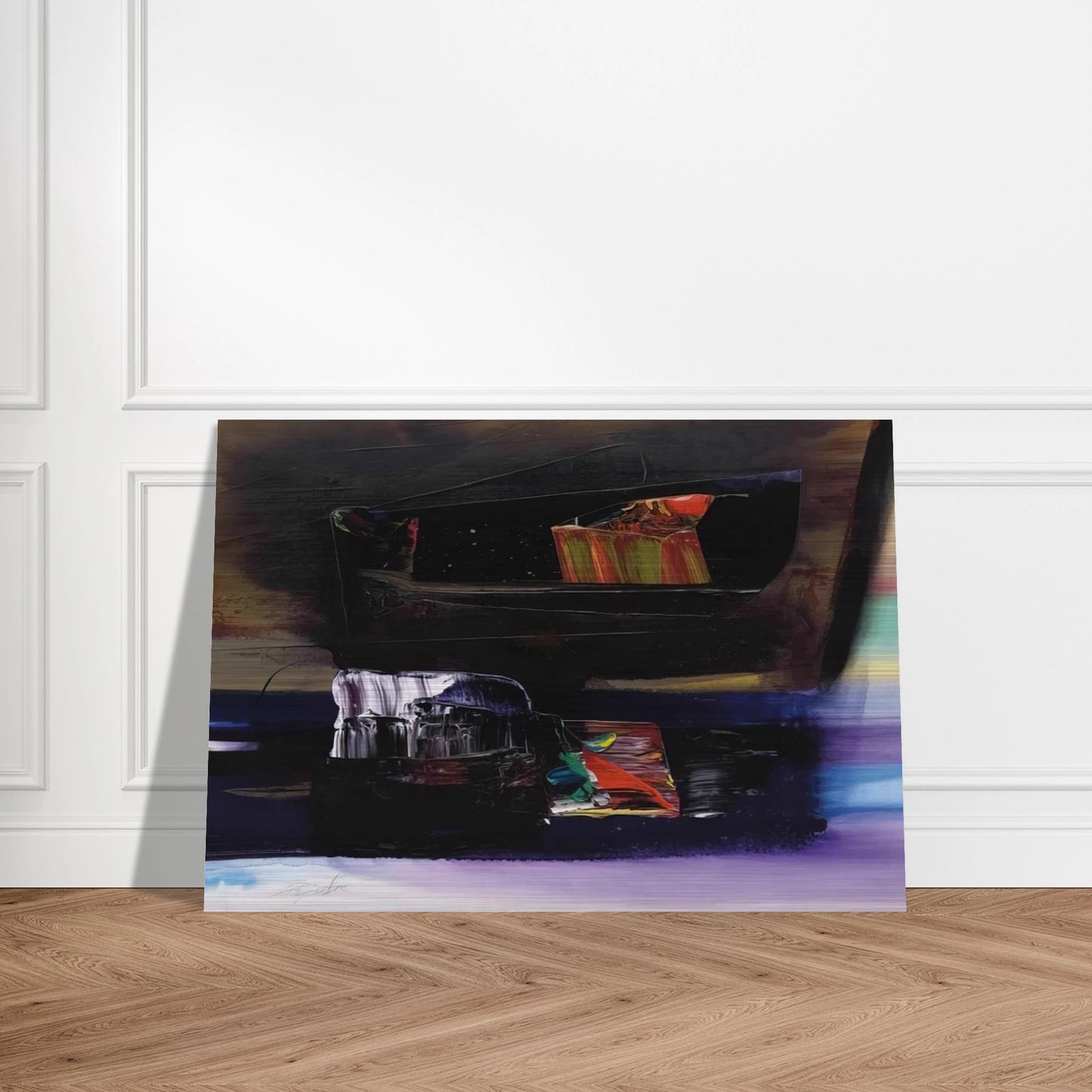 Phenomena Tibetan Clay Offering - Paul Jenkins Brushed Aluminum Print - 70x100 cm / 28x40 inches | Paul Jenkins Aluminum Print | Paul Jenkins Prints