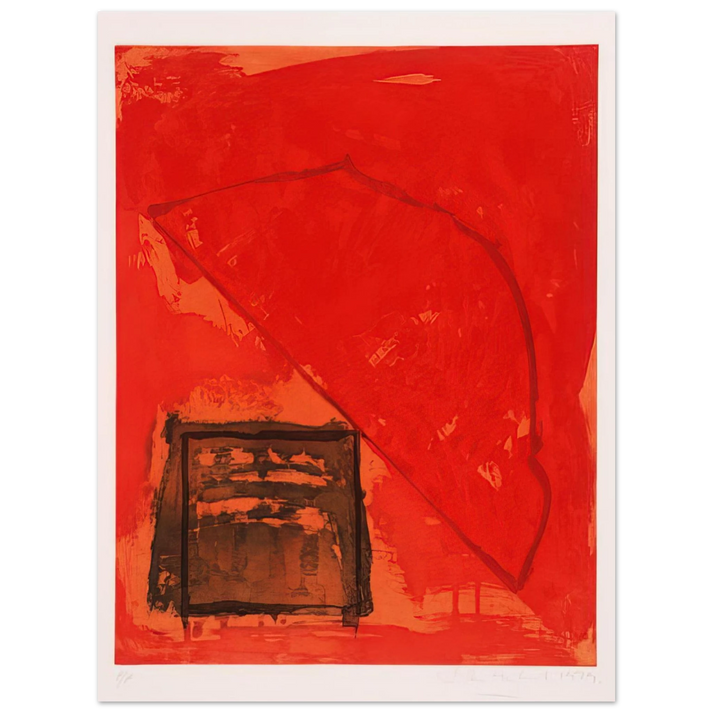 John Hoyland - Trace - 1979  75x100 cm / 30x40inches Fine Art Poster