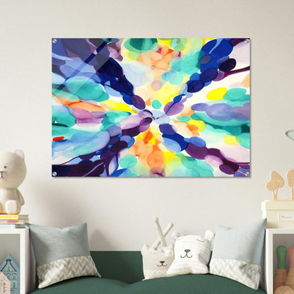 Lavender High - Alice Baber Acrylic Print - 70x100 cm / 28x40″ inches