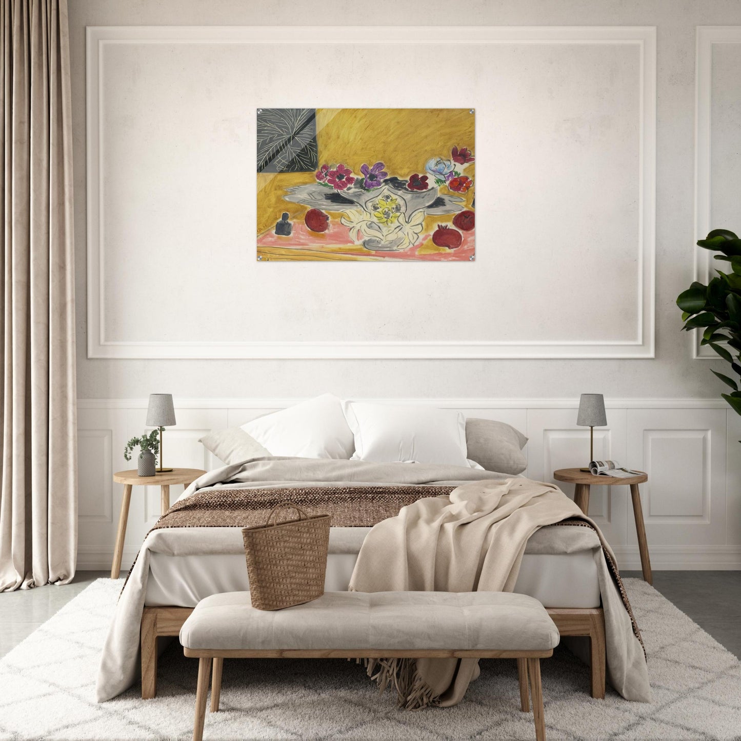 ANEMONES ET GRENADES 1946 - Henri Matisse Acrylic Print - 70x100 cm / 28x40″ inches