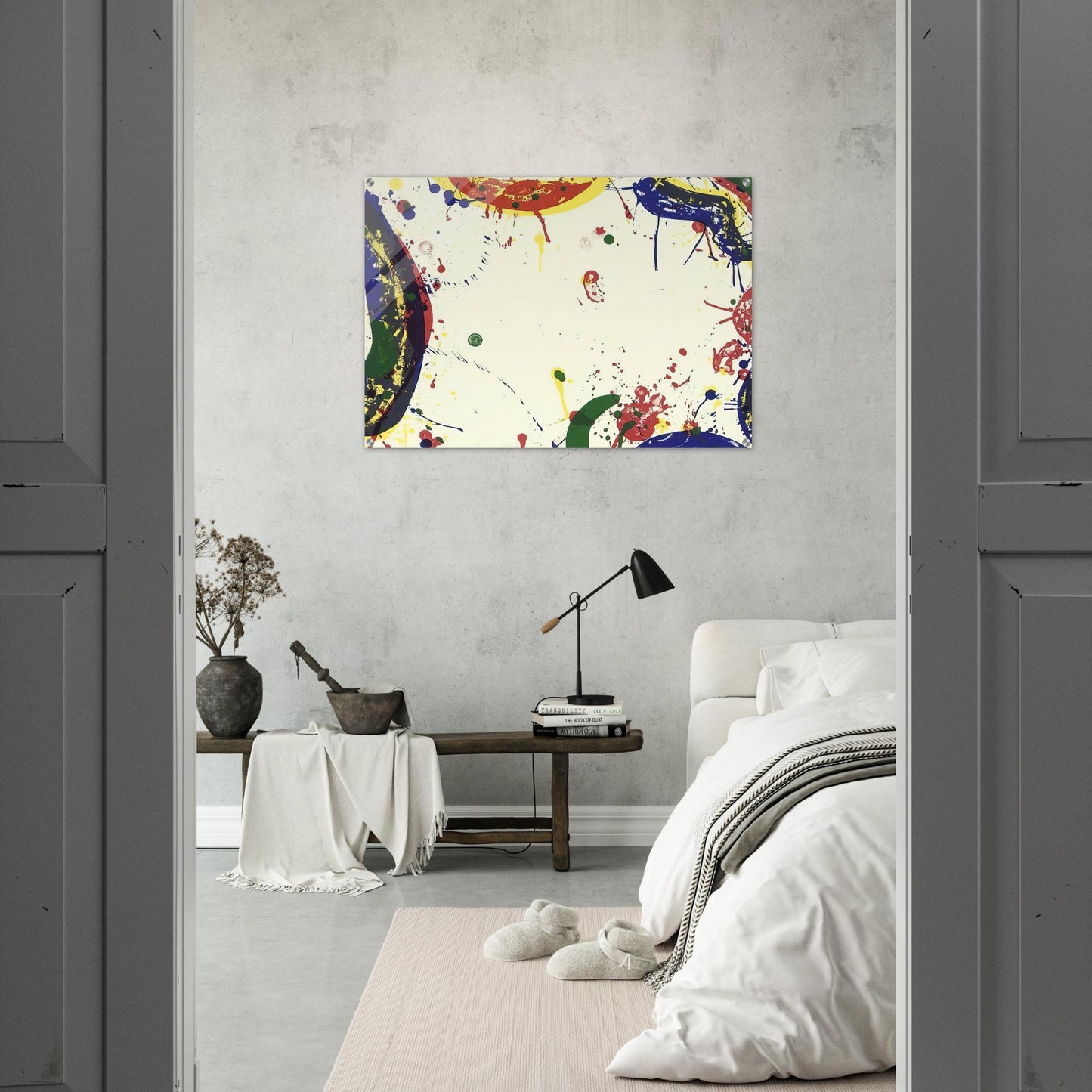 Sun Up - Sam Francis Acrylic Print - 70x100 cm / 28x40″ inches