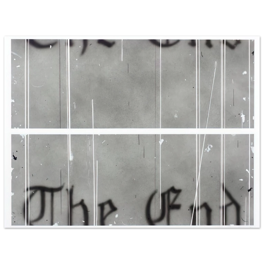 Edward Ruscha - THE END 1 1993  75x100 cm / 30x40inches Fine Art Poster