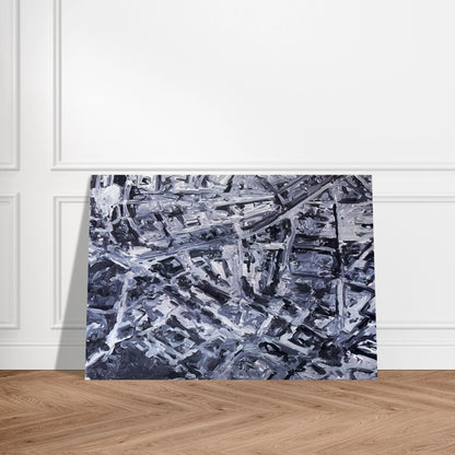 TOWNSCAPE PL 1970 0 - Gerhard Richter Brushed Aluminum Print - 70x100 cm / 28x40 inches | Gerhard Richter Aluminum Print | Gerhard Richter Prints