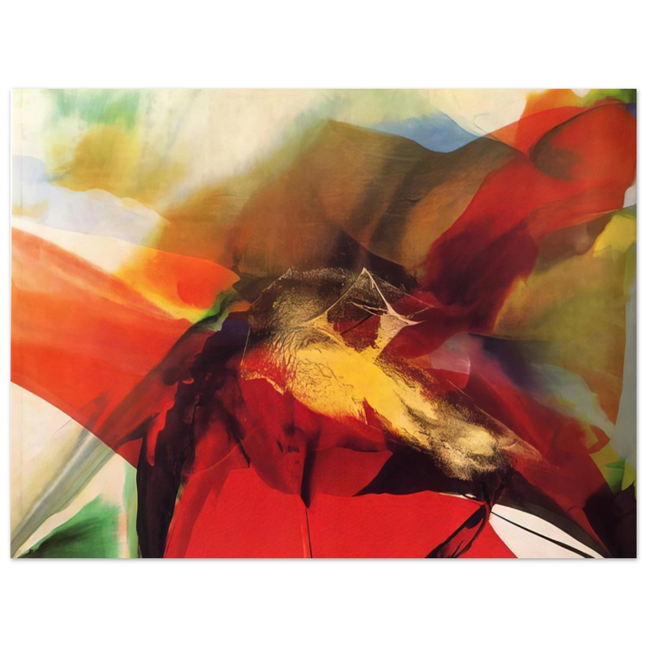 Paul Jenkins - Phenomena Day of Zagorsk - 1966  75x100 cm / 30x40inches Fine Art Poster