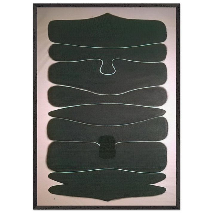 Apollo 1 Ascending Development - 1969 - Victor Pasmore 70x100 cm / 28x40 inches Framed Art Print – Black Wooden Frame