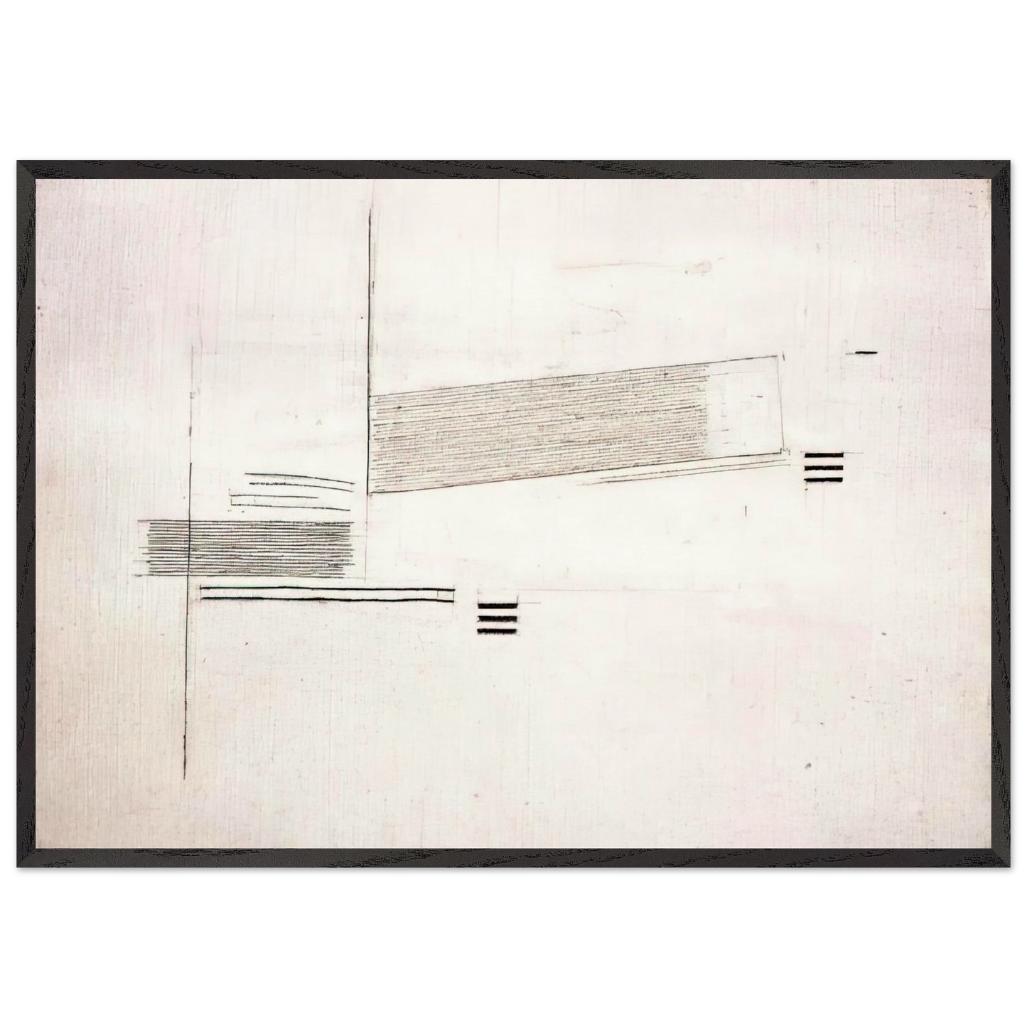 524-A - 1978 - Bice Lazzari 70x100 cm / 28x40 inches Framed Art Print – Black Wooden Frame