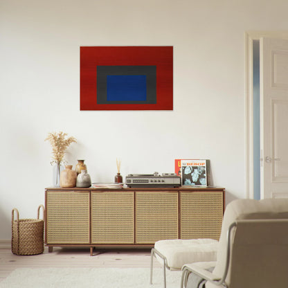 HOMAGE TO THE SQUARE 1950 - Josef Albers Brushed Aluminum Print - 70x100 cm / 28x40 inches | Josef Albers Aluminum Print | Josef Albers Prints