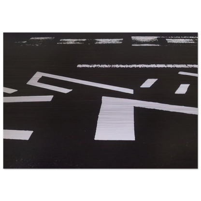 Untitled XVIII - 1981 - Nasreen Mohamedi Brushed Aluminum Print - 70x100 cm / 28x40 inches | Nasreen Mohamedi Aluminum Print | Nasreen Mohamedi Prints