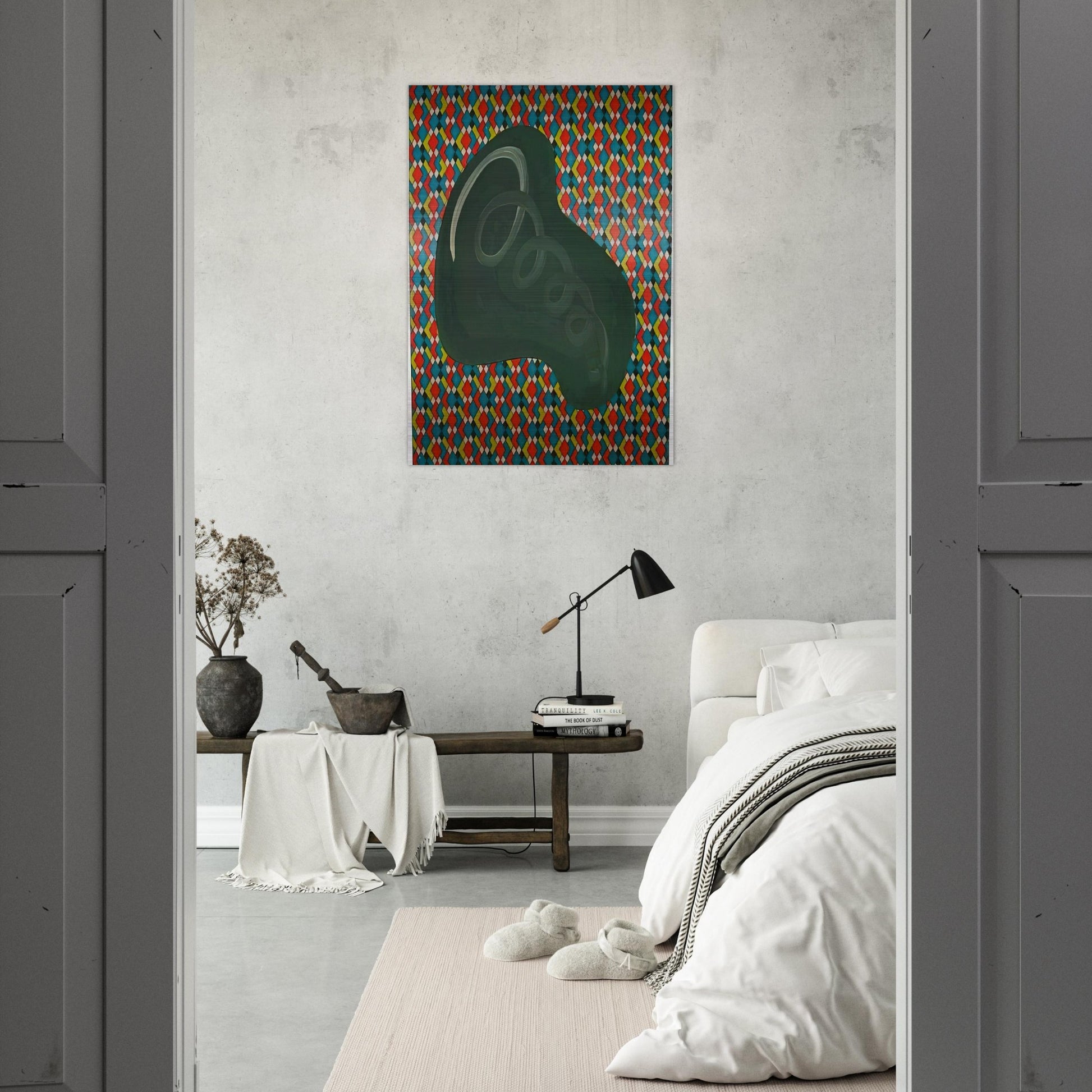 NIERENFORM 1969 - Sigmar Polke Brushed Aluminum Print - 70x100 cm / 28x40 inches | Sigmar Polke Aluminum Print | Sigmar Polke Prints