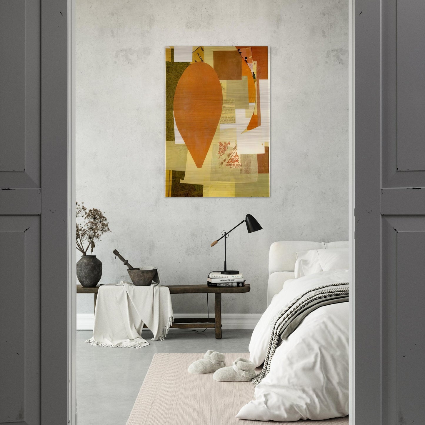 PINO ANTONI 1934 - Kurt Schwitters Brushed Aluminum Print - 70x100 cm / 28x40 inches | Kurt Schwitters Aluminum Print | Kurt Schwitters Prints