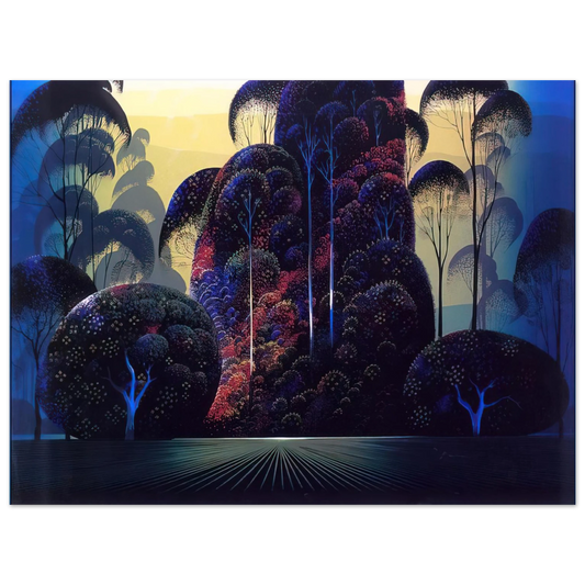 Eyvind Earle - Mendocino  75x100 cm / 30x40inches Fine Art Poster
