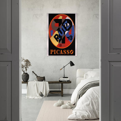 Picasso, The American Dream - Robert Indiana Brushed Aluminum Print - 70x100 cm / 28x40 inches | Robert Indiana Aluminum Print | Robert Indiana Prints