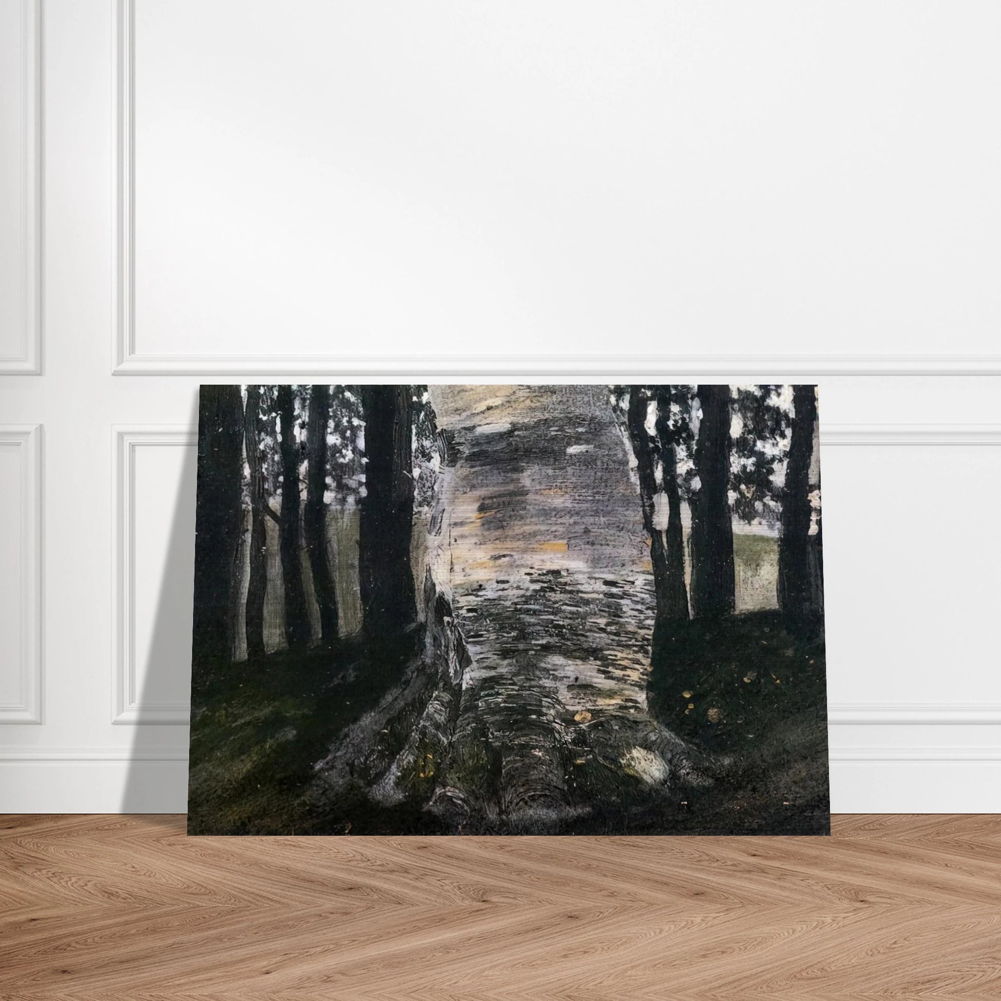 BIRCH IN A FOREST - Gustav Klimt Brushed Aluminum Print - 70x100 cm / 28x40 inches | Gustav Klimt Aluminum Print | Gustav Klimt Prints