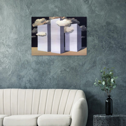 A STORM 1932 - Rene Magritte Brushed Aluminum Print - 70x100 cm / 28x40 inches | Rene Magritte Aluminum Print | Rene Magritte Prints