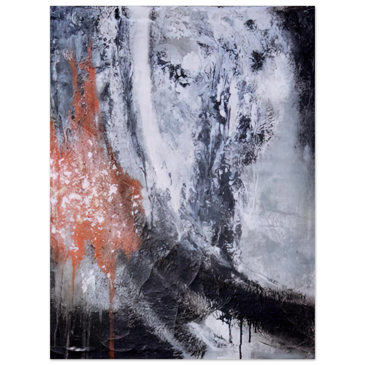 Jiro Yoshihara - Untitled - Tachisme  75x100 cm / 30x40inches Fine Art Poster