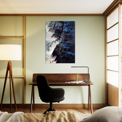 Sea Wind and Fog - Eyvind Earle Brushed Aluminum Print - 70x100 cm / 28x40 inches | Eyvind Earle Aluminum Print | Eyvind Earle Prints