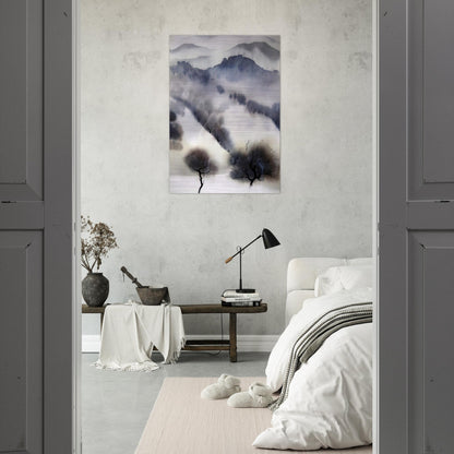 California landscape - Eyvind Earle Brushed Aluminum Print - 70x100 cm / 28x40 inches | Eyvind Earle Aluminum Print | Eyvind Earle Prints