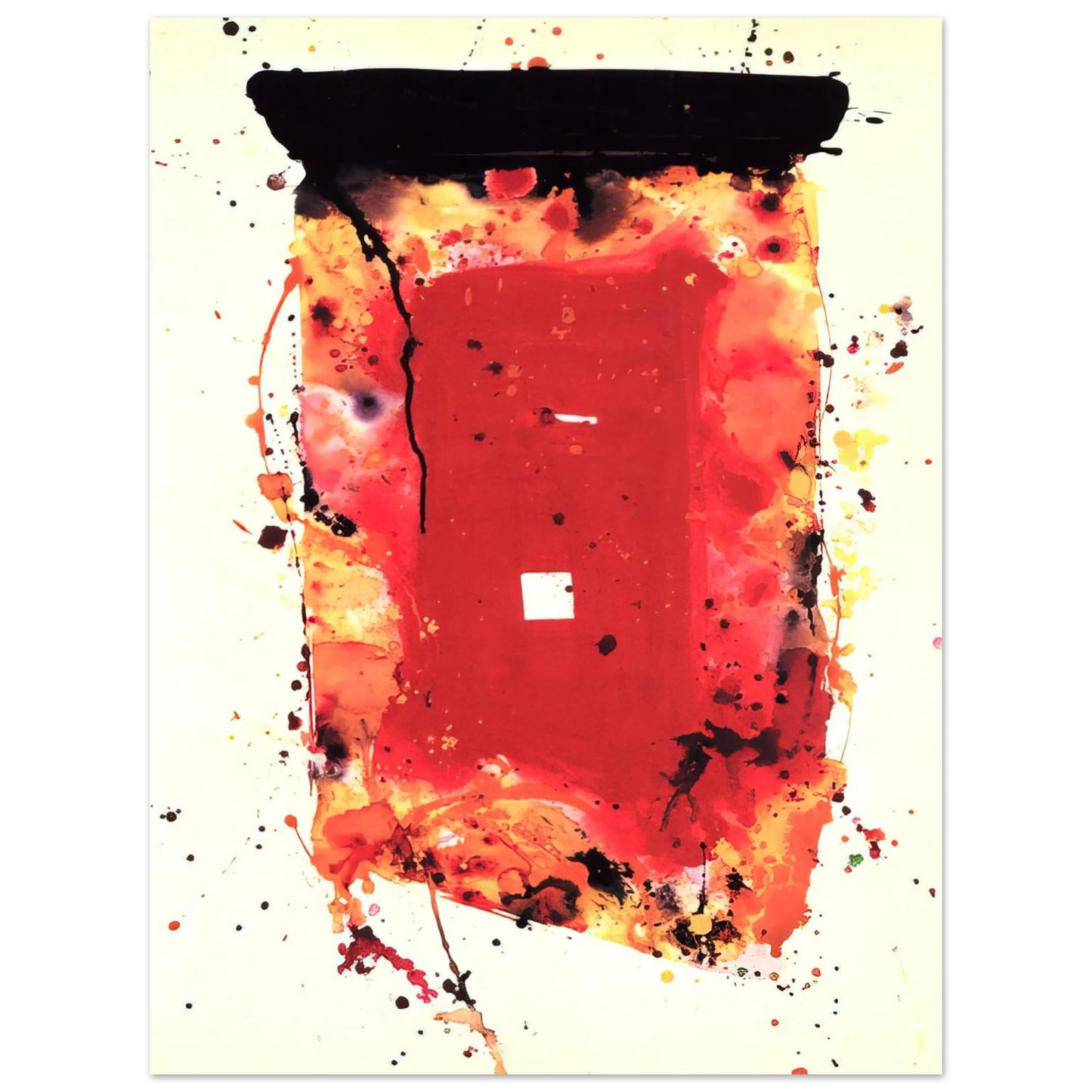 Sam Francis - Flash Point  75x100 cm / 30x40inches Fine Art Poster