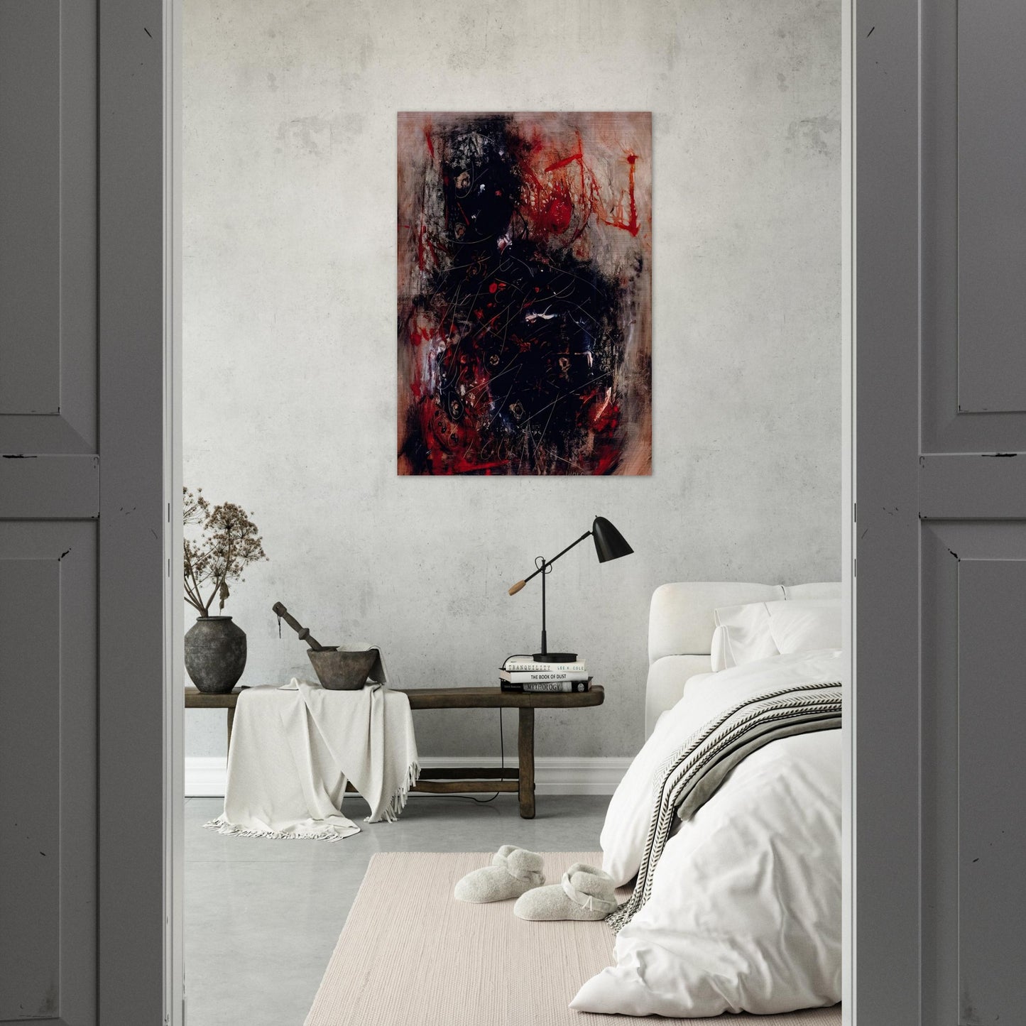 Oui, oui, oui - 1947 - Wols Brushed Aluminum Print - 70x100 cm / 28x40 inches | Wols Aluminum Print | Wols Prints