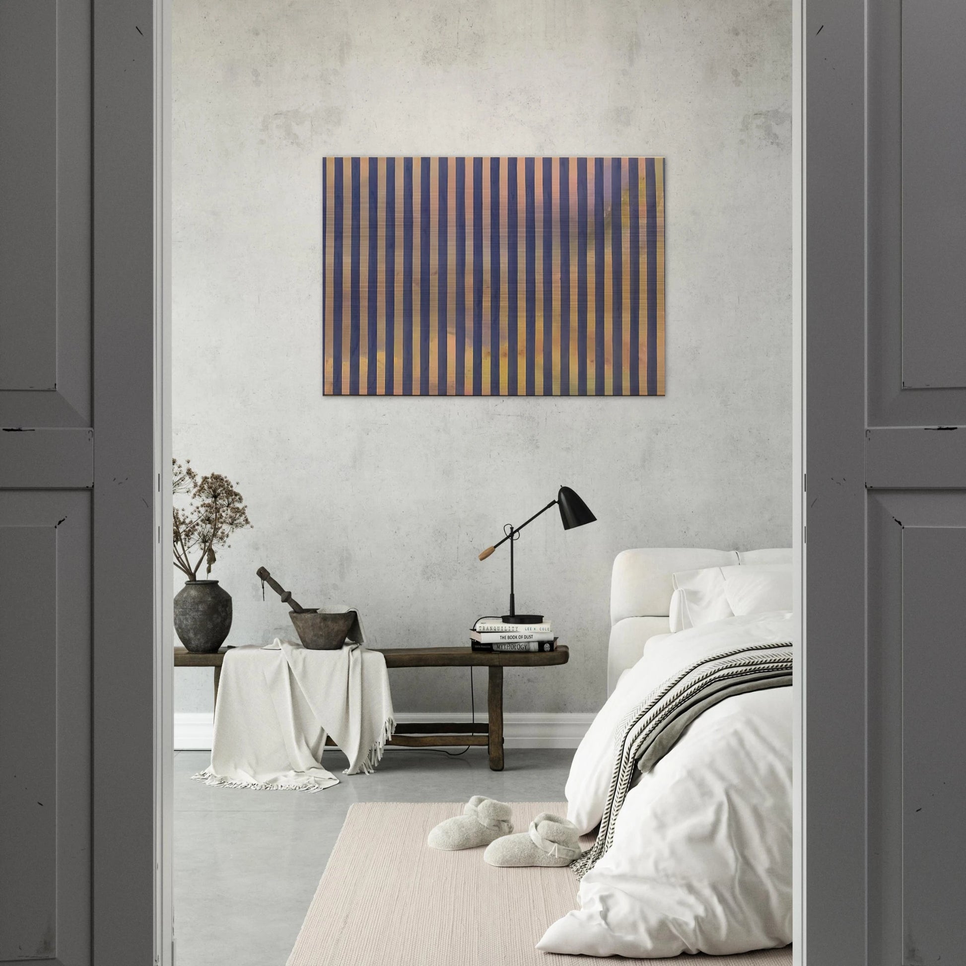 Untitled - 1959 - Gene Davis Brushed Aluminum Print - 70x100 cm / 28x40 inches | Gene Davis Aluminum Print | Gene Davis Prints
