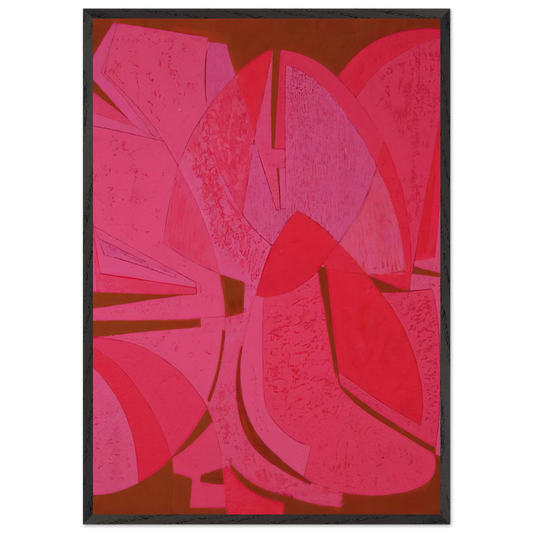 Untitled N28 - Pedro Coronel 70x100 cm / 28x40 inches Framed Art Print – Black Wooden Frame
