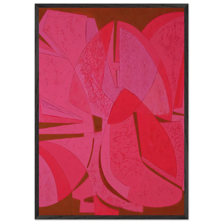 Untitled N28 - Pedro Coronel 70x100 cm / 28x40 inches Framed Art Print – Black Wooden Frame