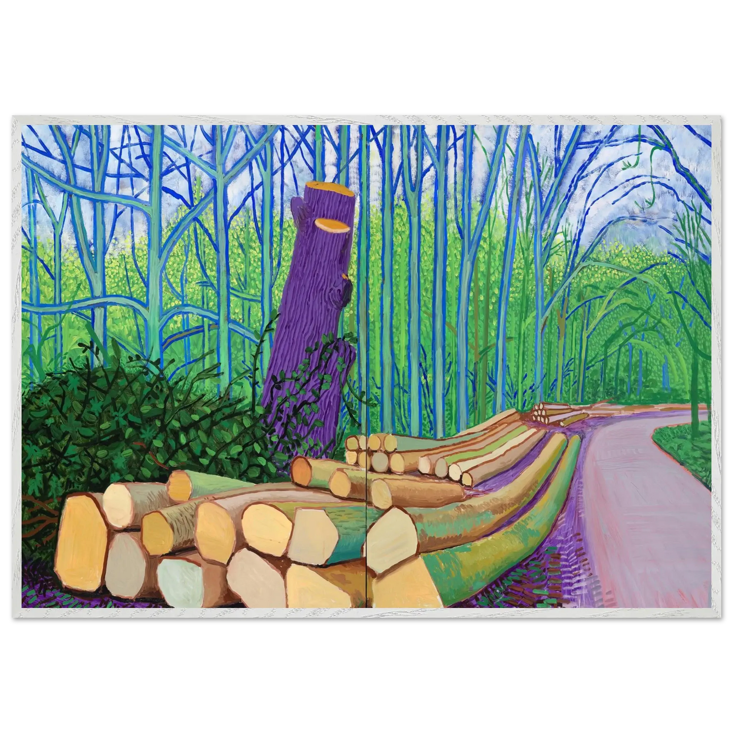 David Hockney - David Hockney Wall art - 75x100 cm / 30x40 Inches - Fine Art Poster - -
