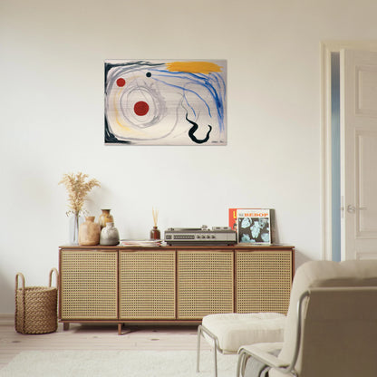 UNTITLED 1946 2 - Alexander Calder Brushed Aluminum Print - 70x100 cm / 28x40 inches | Alexander Calder Aluminum Print | Alexander Calder Prints