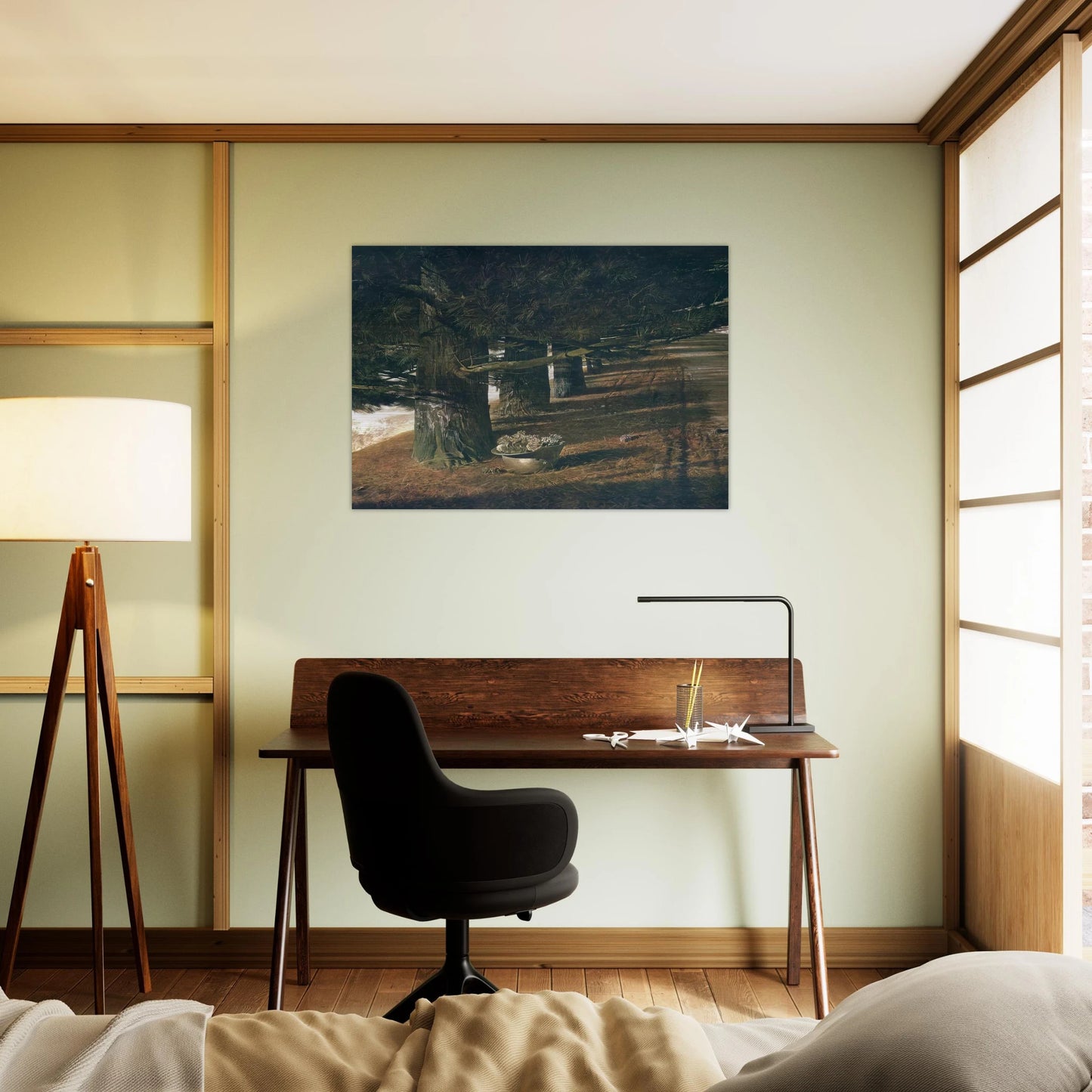 PINE BARON - Andrew Wyeth Brushed Aluminum Print - 70x100 cm / 28x40 inches | Andrew Wyeth Aluminum Print | Andrew Wyeth Prints