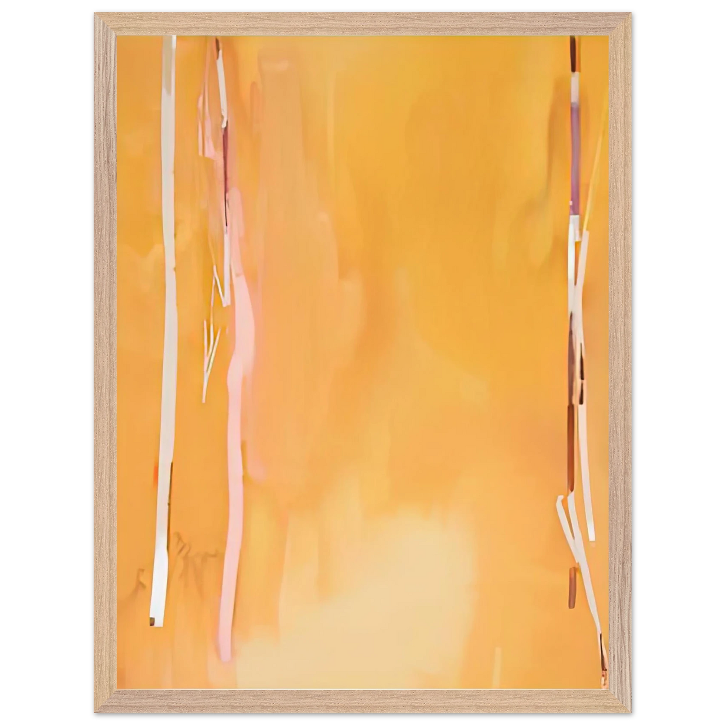 Helen Frankenthaler - Harvest II, 1975- Wall Art - 21x29.7 cm / 8x12" - Premium Wooden Framed Poster With Fine Art Paper-canvas - Black frame