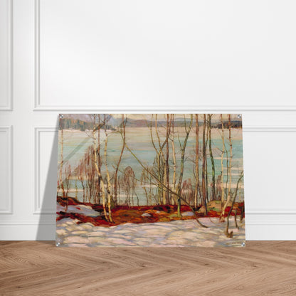 Frozen Lake, Early Spring, Algonquin Park - 1914 - A.Y. Jackson Acrylic Print - 70x100 cm / 28x40″ inches