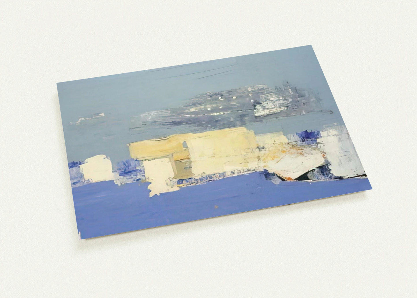Paysage méditerranéen - Art Informel By Nicolas de Stael Pack of 10 Post Cards | Nicolas de Stael Post Cards | A6 (10.5 x 14.8 cm) - 4.1 x 5.8 inches