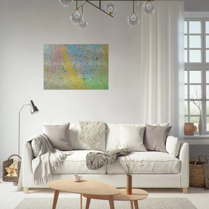 Milky Way - 1966 - Walasse Ting Brushed Aluminum Print - 70x100 cm / 28x40 inches | Walasse Ting Aluminum Print | Walasse Ting Prints