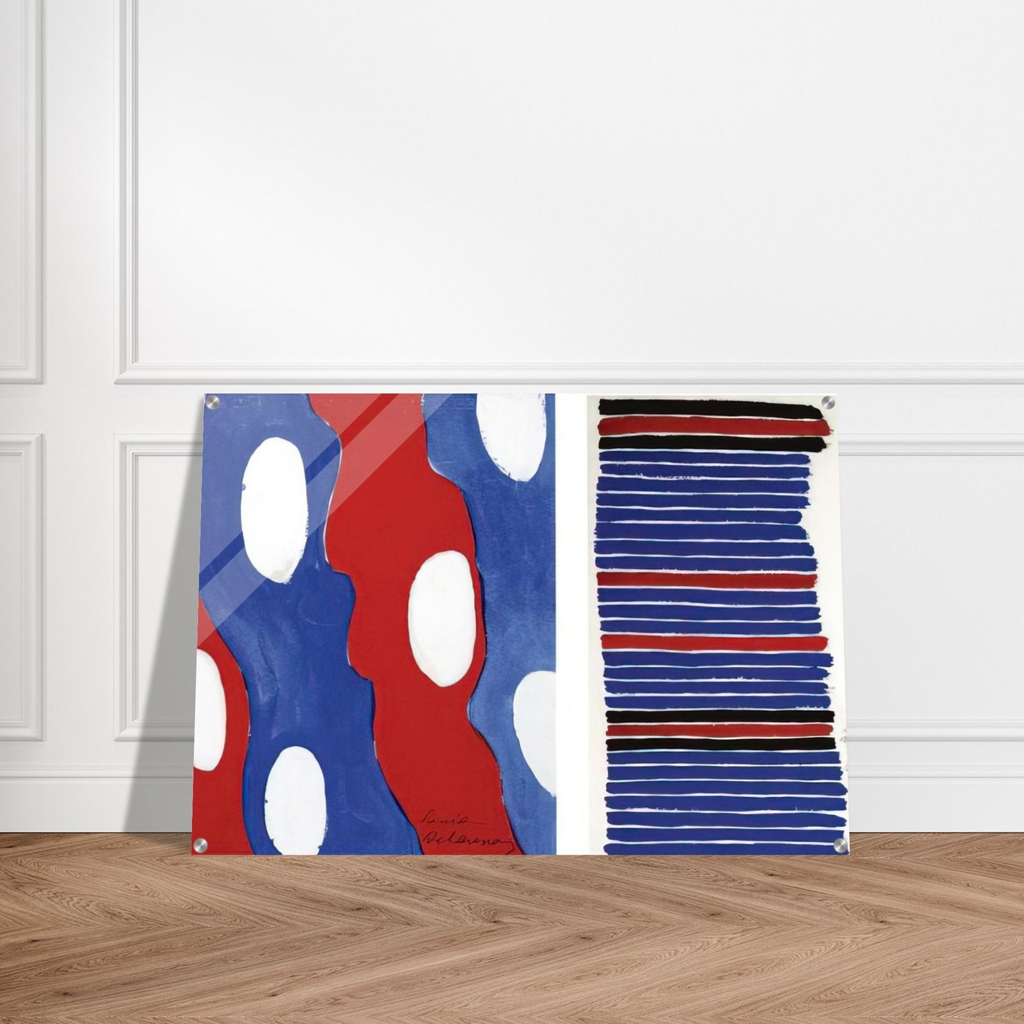 TISSU PROJECT - Sonia Delaunay Acrylic Print - 70x100 cm / 28x40″ inches