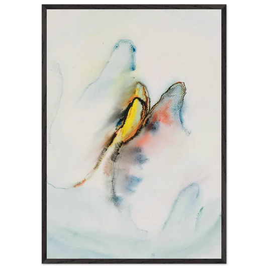 Untitled 2 N4 - Henri Michaux 70x100 cm / 28x40 inches Framed Art Print – Black Wooden Frame