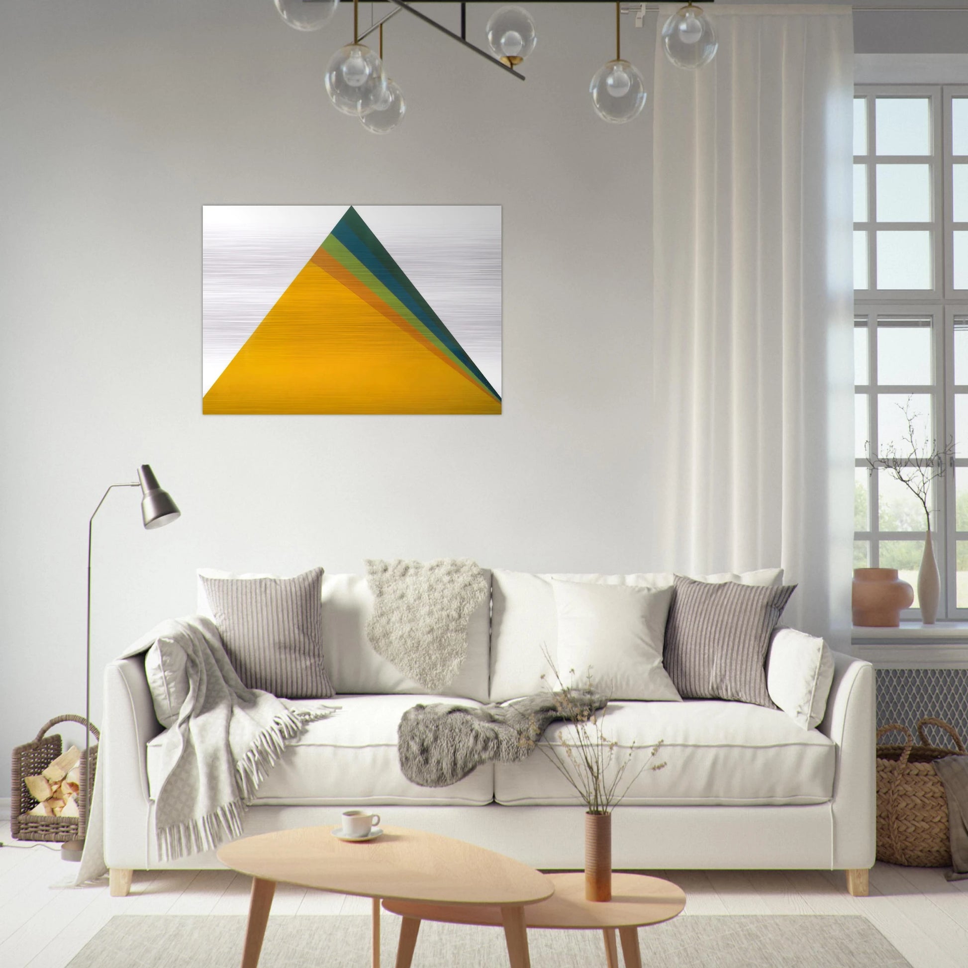 Green Sound - 1964 - Jeremy Moon Brushed Aluminum Print - 70x100 cm / 28x40 inches | Jeremy Moon Aluminum Print | Jeremy Moon Prints