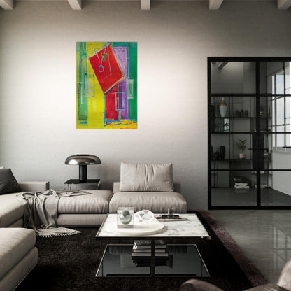 Untitled - Hans Hofmann Brushed Aluminum Print - 70x100 cm / 28x40 inches | Hans Hofmann Aluminum Print | Hans Hofmann Prints