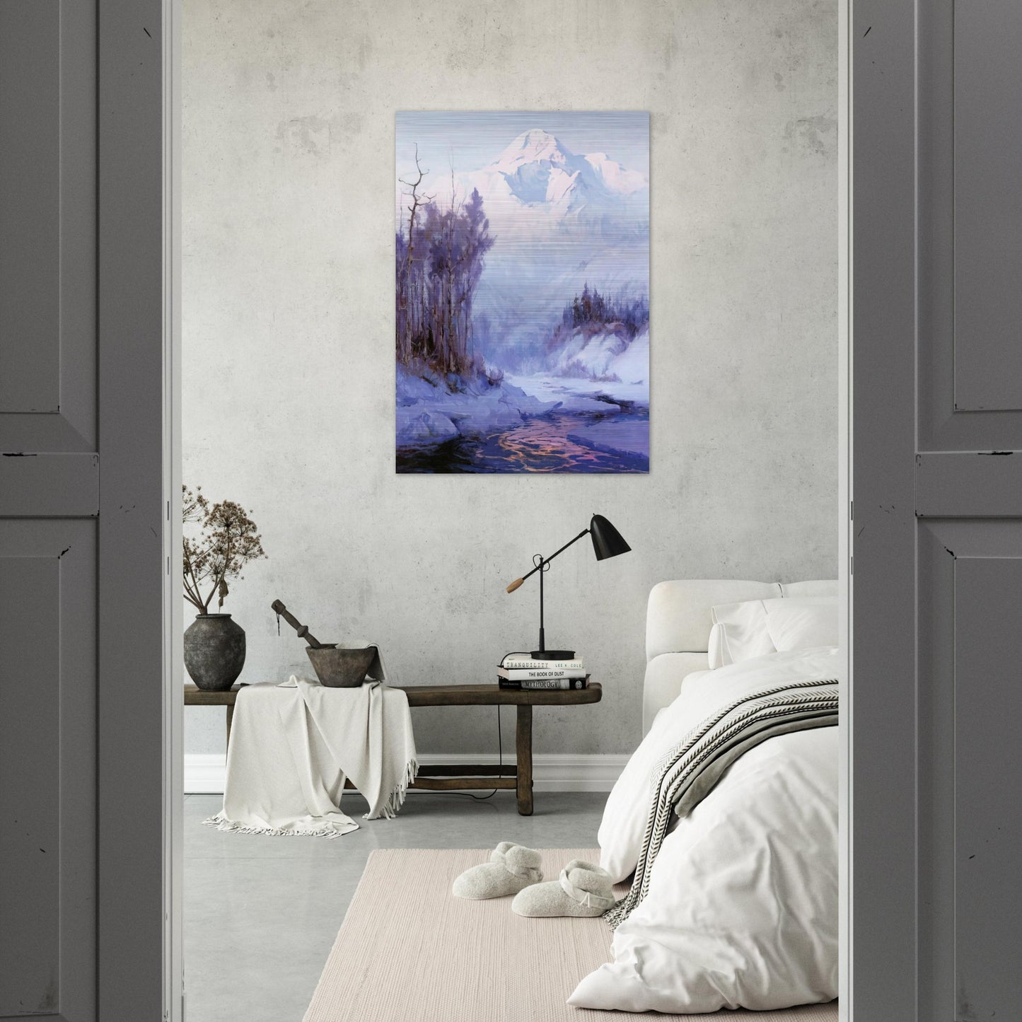 The Breakup - Romanticism - Sydney Laurence Brushed Aluminum Print - 70x100 cm / 28x40 inches | Sydney Laurence Aluminum Print | Sydney Laurence Prints