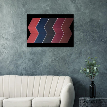 Cut Series #4 - 1967 - Thomas Downing Brushed Aluminum Print - 70x100 cm / 28x40 inches | Thomas Downing Aluminum Print | Thomas Downing Prints