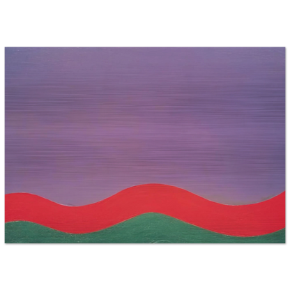 Out - Al Held Brushed Aluminum Print - 70x100 cm / 28x40 inches | Al Held Aluminum Print | Al Held Prints
