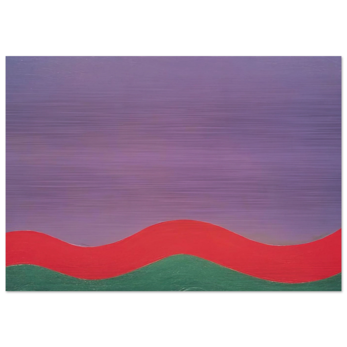 Out - Al Held Brushed Aluminum Print - 70x100 cm / 28x40 inches | Al Held Aluminum Print | Al Held Prints