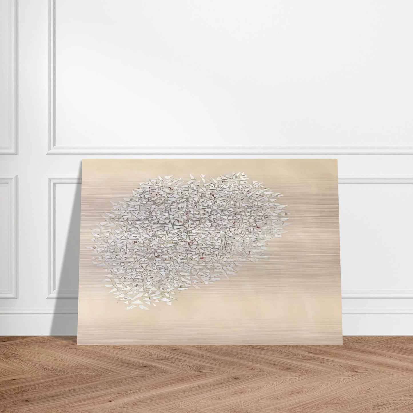 White Mass - 1980 - Robert Goodnough Brushed Aluminum Print - 70x100 cm / 28x40 inches | Robert Goodnough Aluminum Print | Robert Goodnough Prints