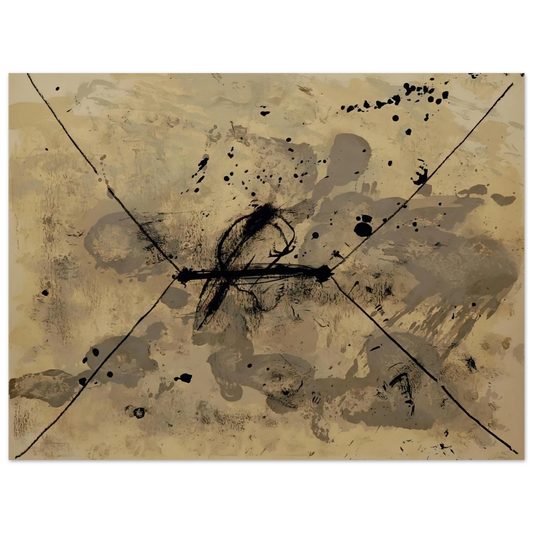 Antoni Tapies - L ENVELOPPE 1968  75x100 cm / 30x40inches Fine Art Poster